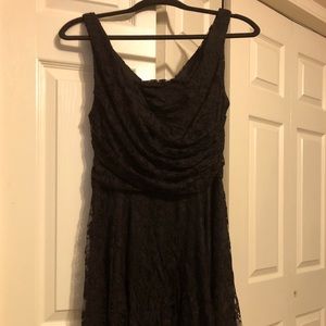 Express black lace cocktail dress